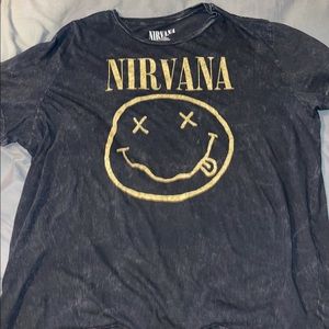 Acid Washed Nirvana Shirt
